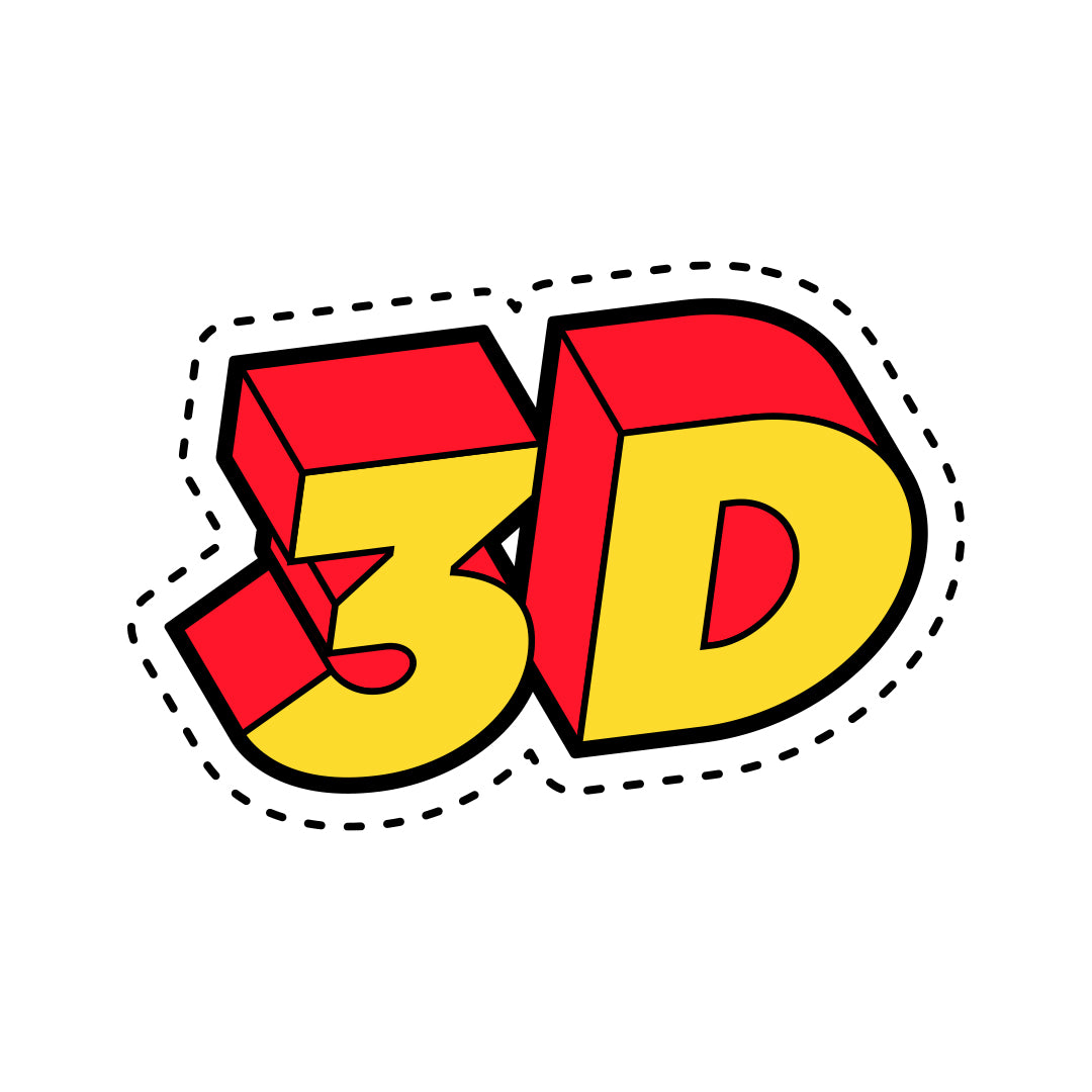 3D Witty Sticker