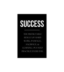 Success Quote Wall Decor Witty Poster
