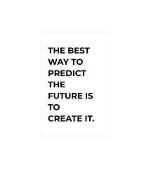 Future Quote Wall Decor Witty Poster